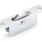 satin chrome square ended sash pulley 75kg