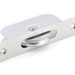 satin chrome square ended sash pulley 75kg