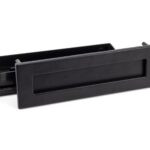 matt black traditional letterbox