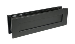matt black traditional letterbox
