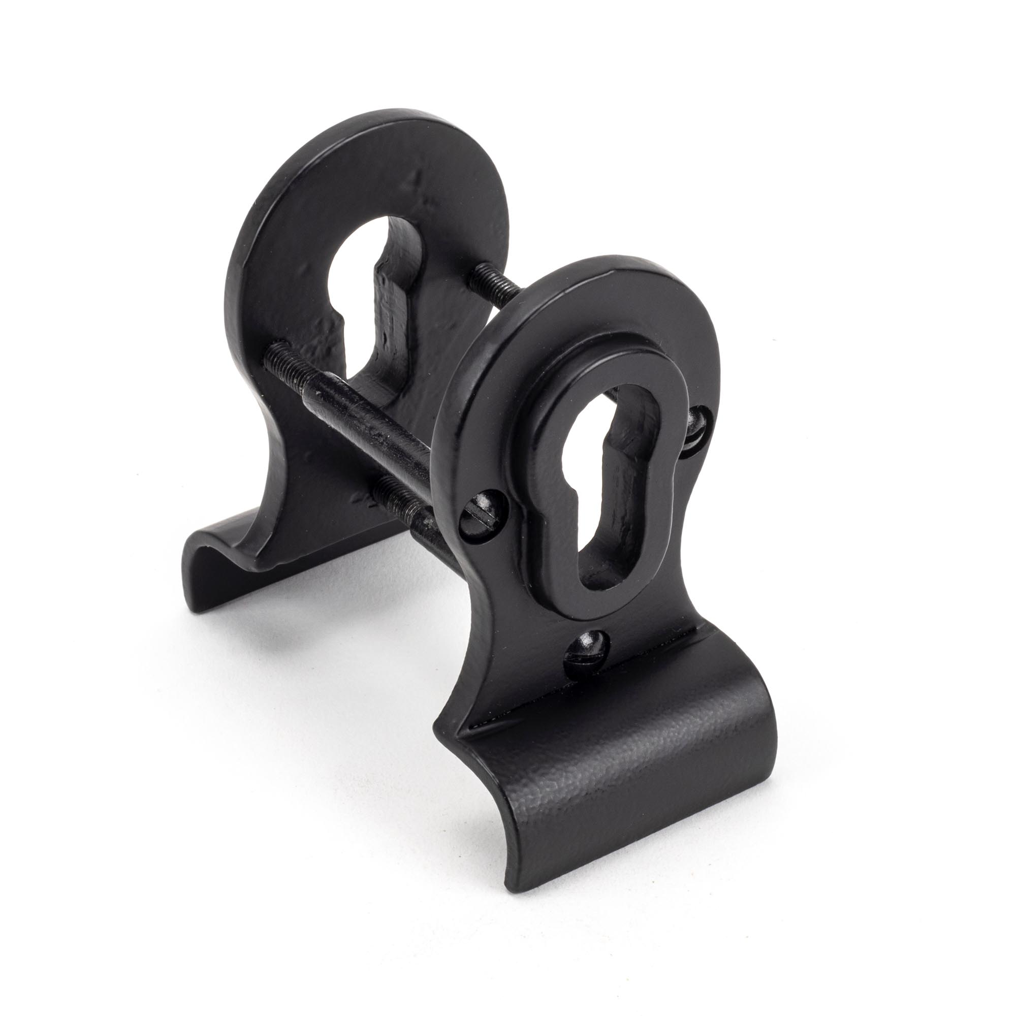 matt black 50mm euro door pull (back to back fixings)