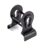 matt black 50mm euro door pull (back to back fixing)
