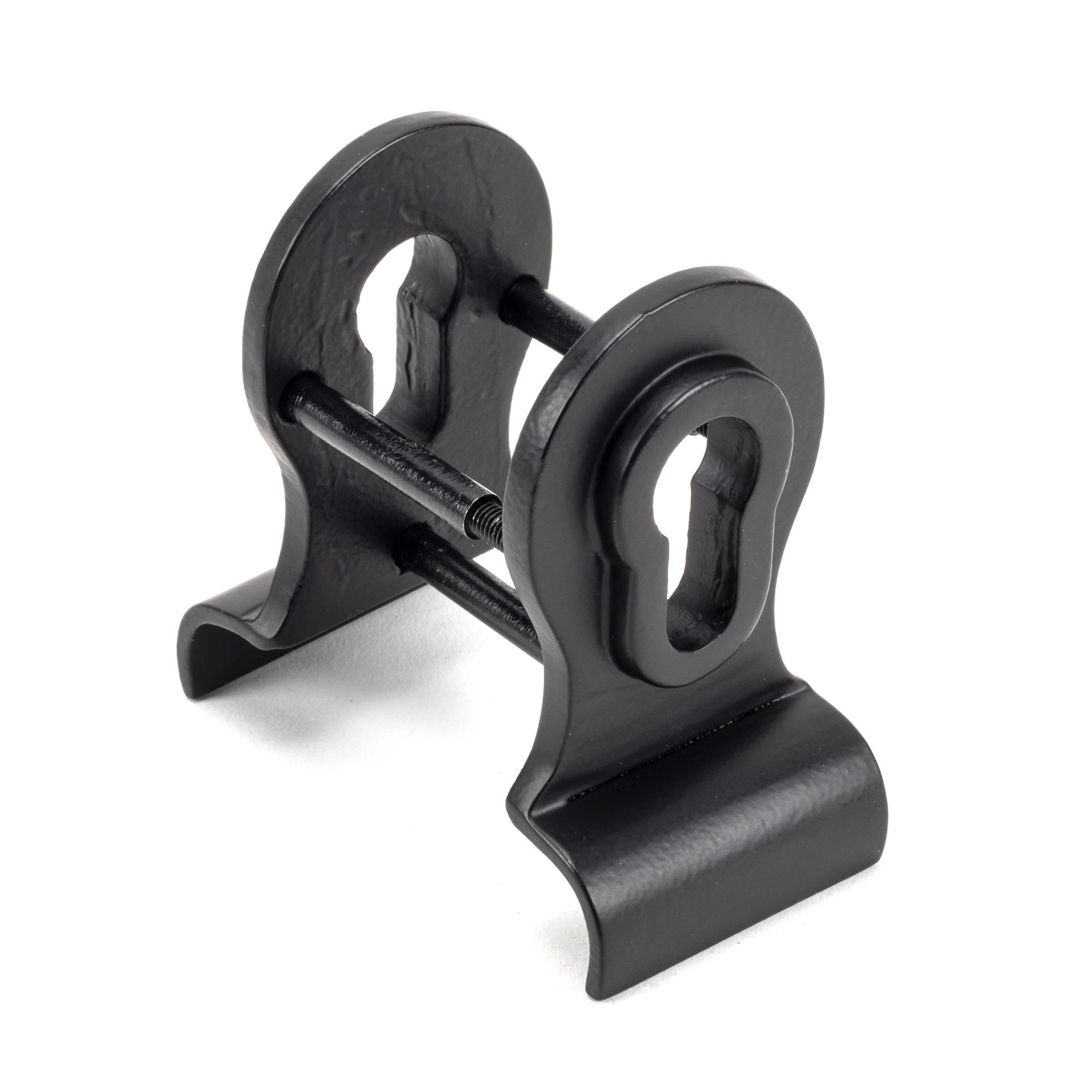 matt black 50mm euro door pull (back to back fixing)