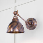 burnished brindley wall light