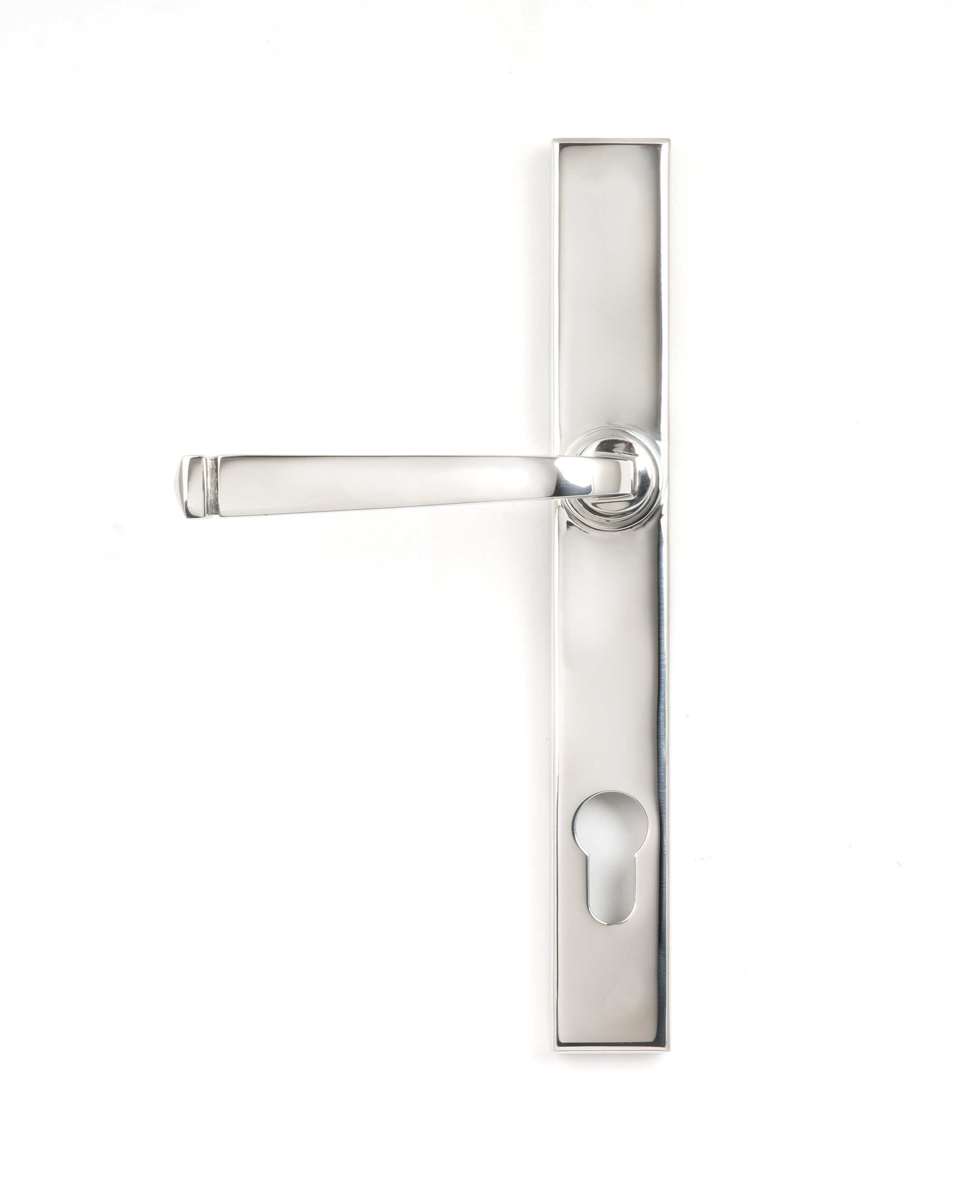 polished marine ss (316) avon slimline lever espag. lock set