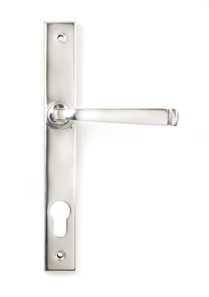 polished marine ss (316) avon slimline lever espag. lock set