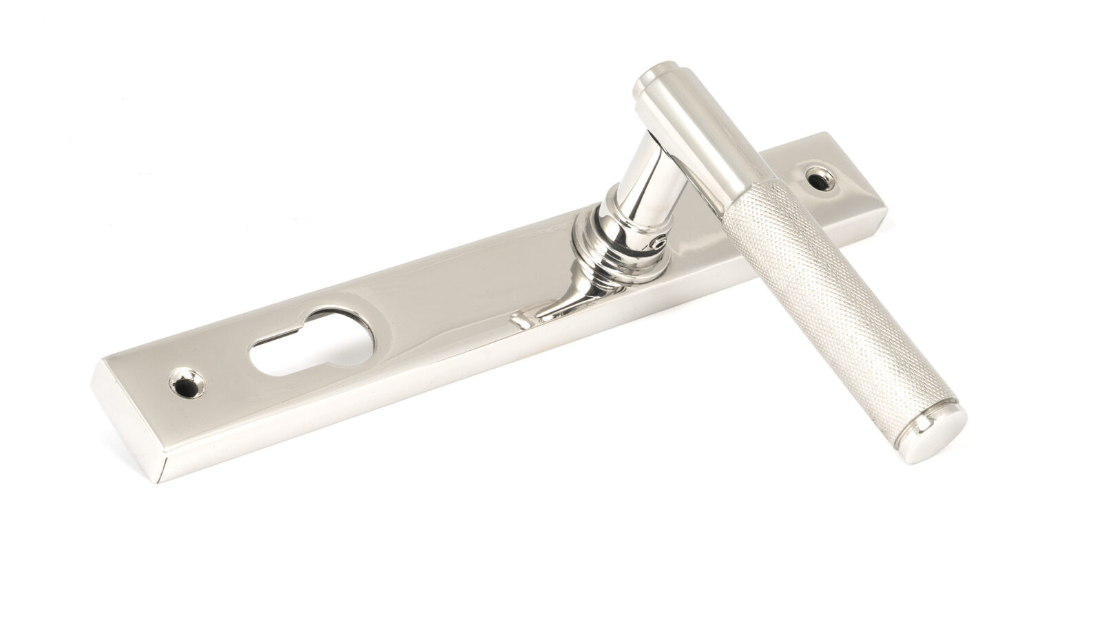 polished marine ss (316) brompton slimline lever espag. lock set