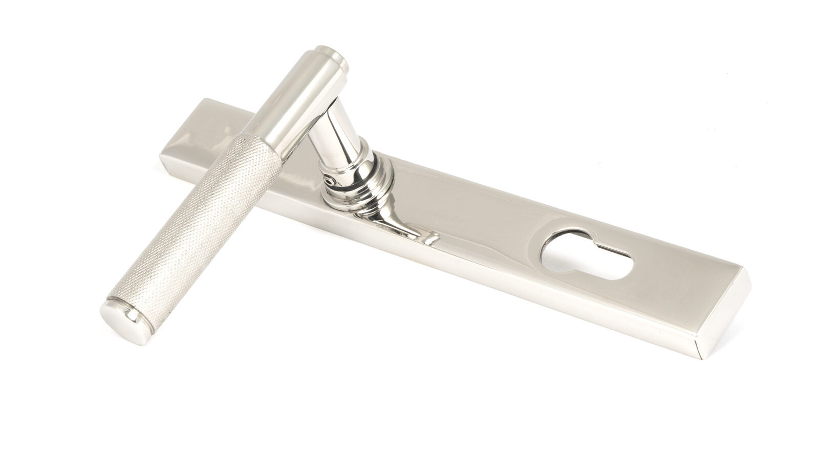 polished marine ss (316) brompton slimline lever espag. lock set