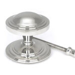 polished marine ss (316) art deco centre door knob