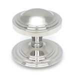 polished marine ss (316) art deco centre door knob