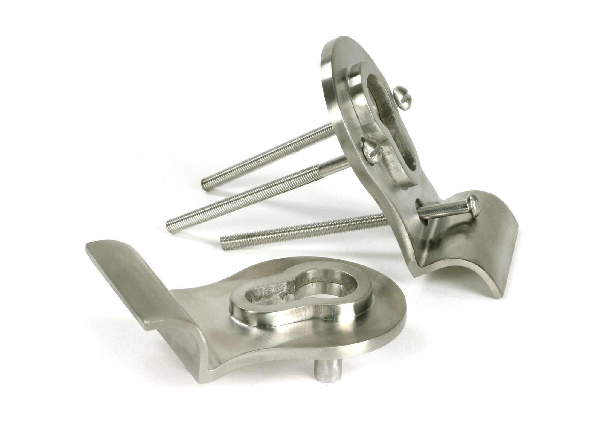 satin marine ss (316) 50mm euro door pull (back to back fixings)