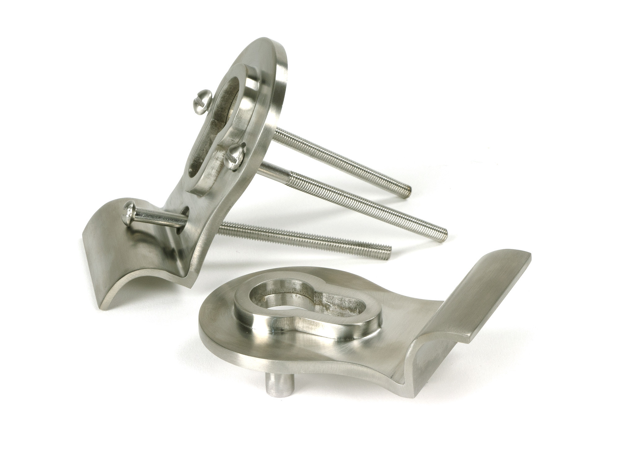 satin marine ss (316) 50mm euro door pull (back to back fixings)