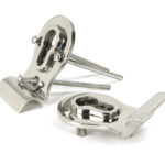 polished marine ss (316) 50mm euro door pull (back to back fixings)