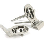 polished marine ss (316) 50mm euro door pull (back to back fixings)