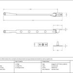 polished marine ss (316) 10" avon stay