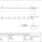 satin marine ss (316) 12" avon stay