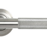 satin marine ss (316) brompton lever on rose set (art deco)