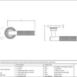 satin marine ss (316) brompton lever on rose set (beehive)