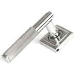 satin marine ss (316) brompton lever on rose set (square)
