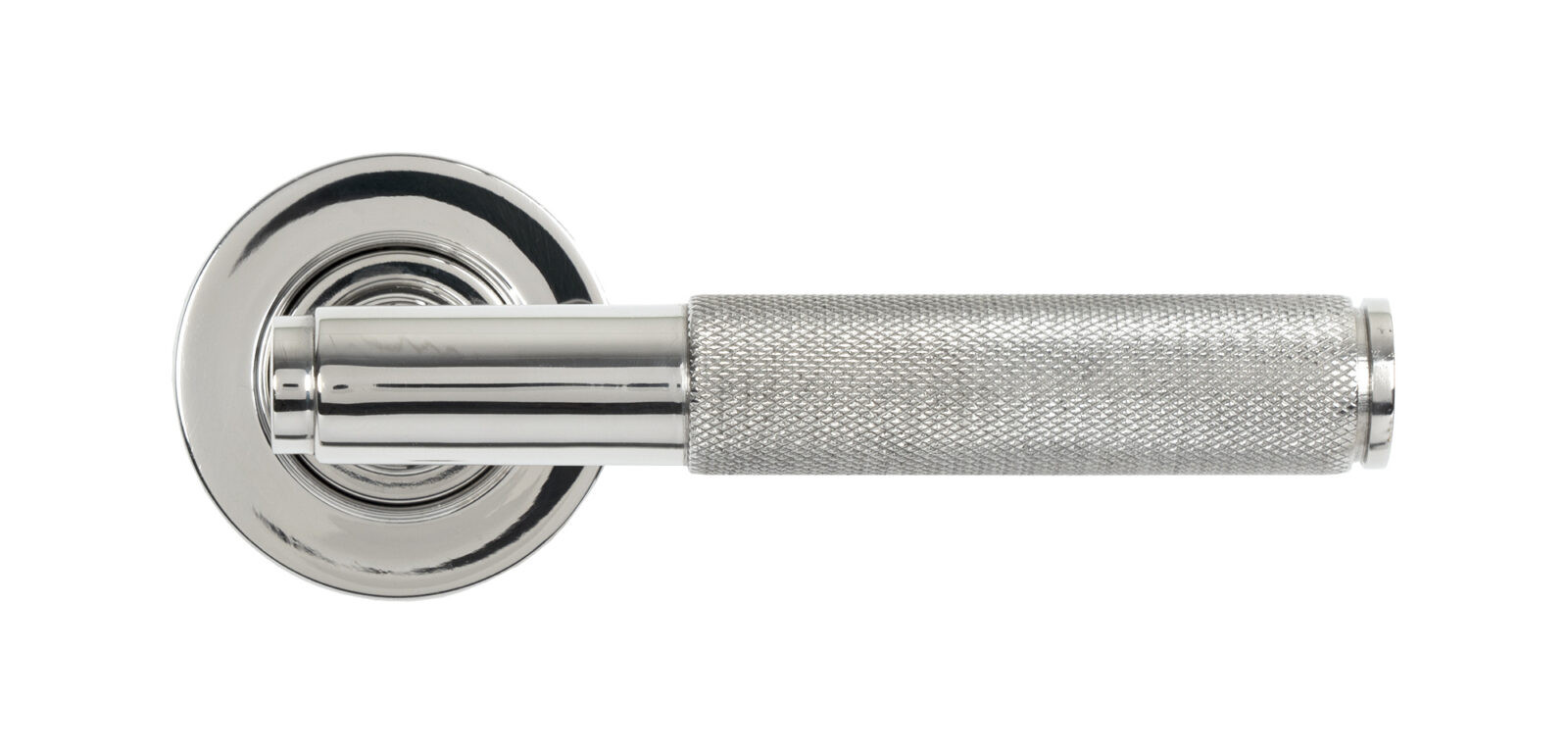 polished marine ss (316) brompton lever on rose set (plain)