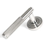 polished marine ss (316) brompton lever on rose set (art deco)