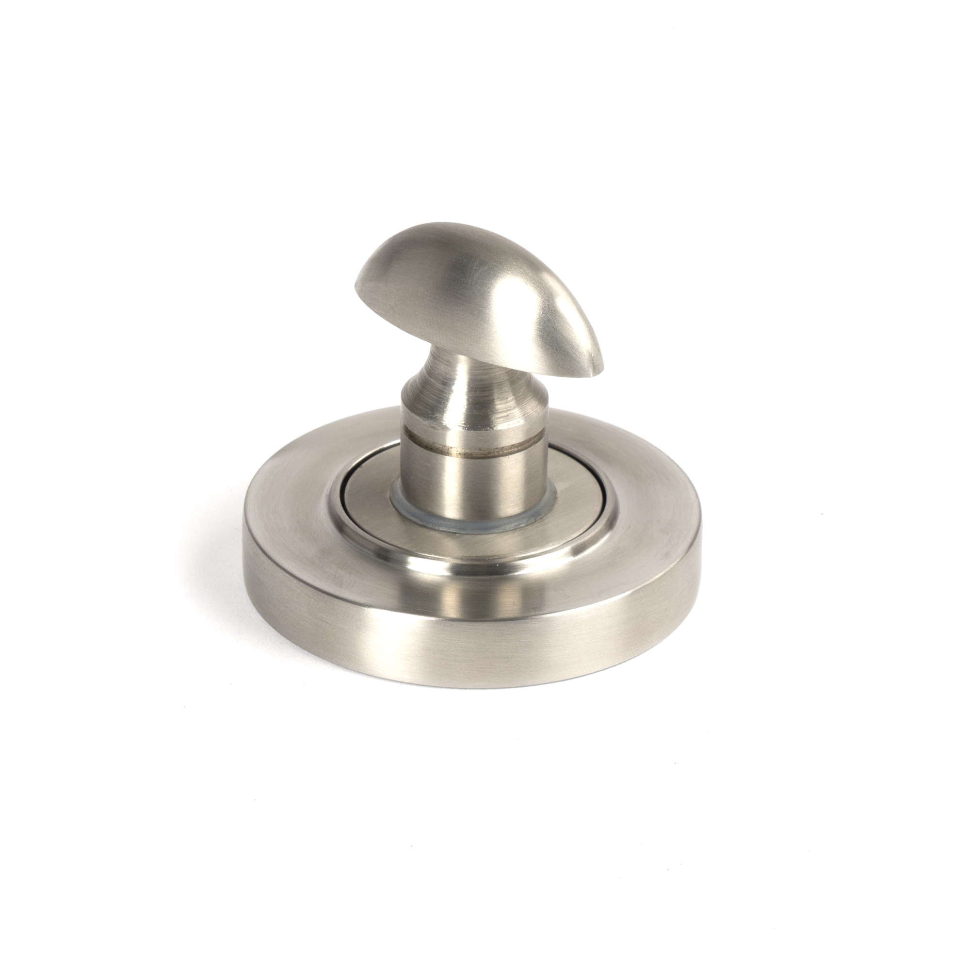 satin marine ss (316) round thumbturn set (plain)