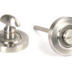 satin marine ss (316) round thumbturn set (plain)
