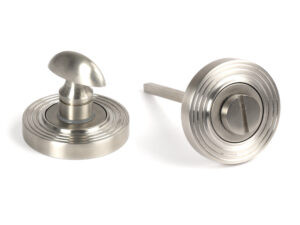 satin marine ss (316) round thumbturn set (beehive)