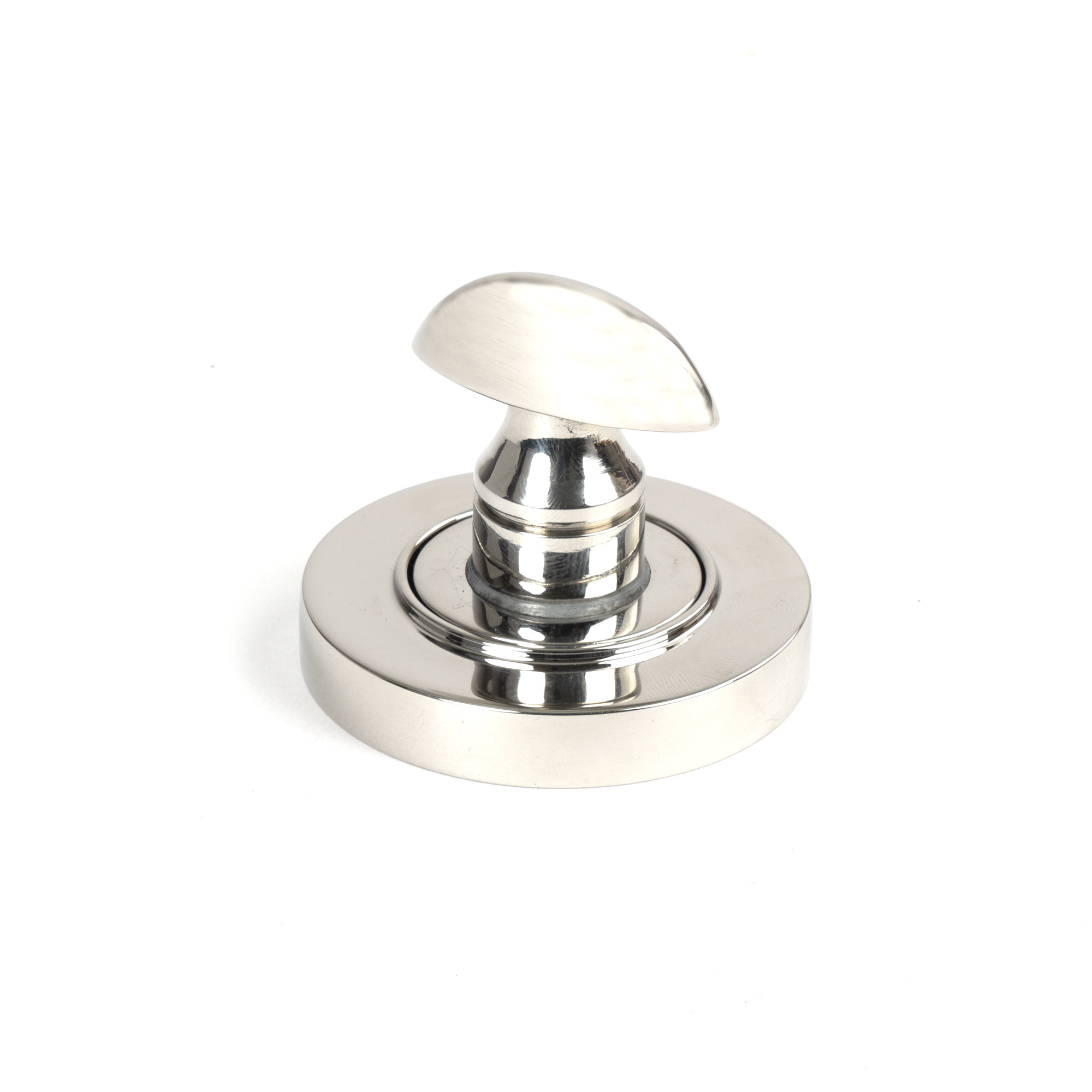 polished marine ss (316) round thumbturn set (plain)