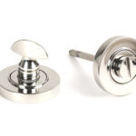 polished marine ss (316) round thumbturn set (plain)