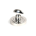 polished marine ss (316) round thumbturn set (art deco)
