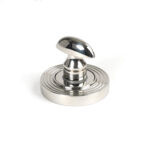 polished marine ss (316) round thumbturn set (beehive)