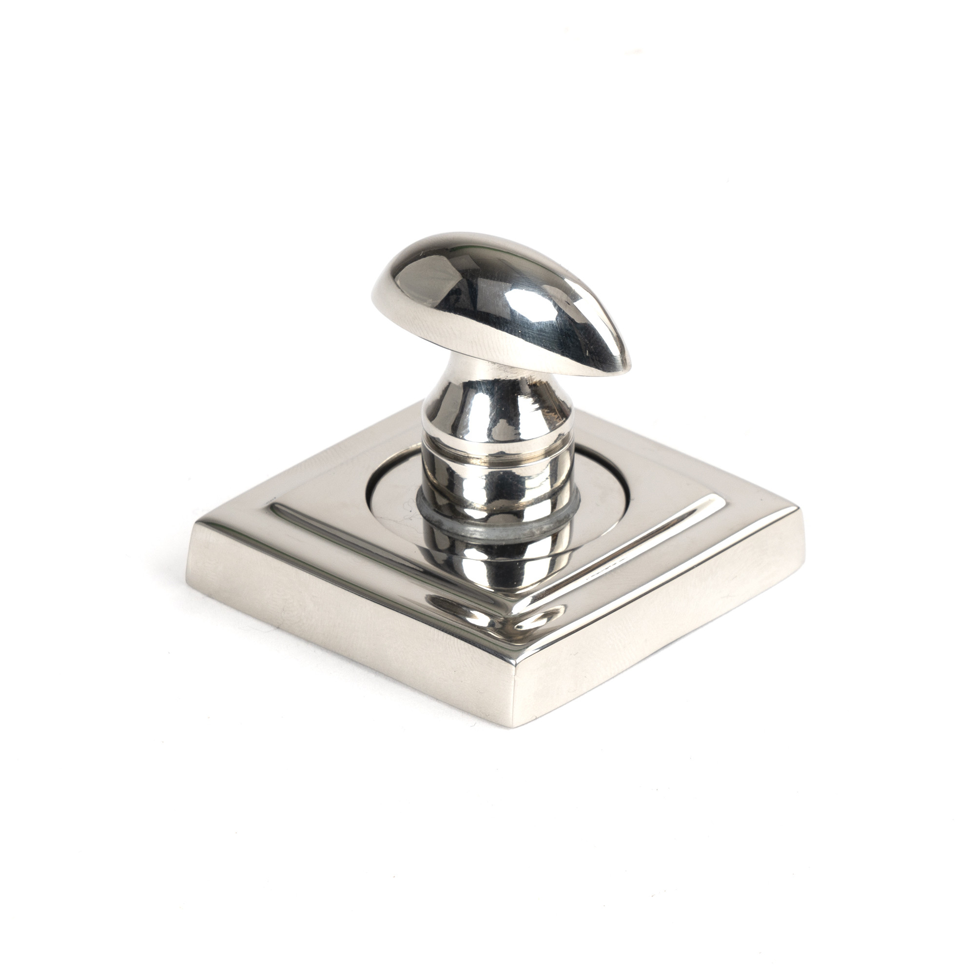 polished marine ss (316) round thumbturn set (square)