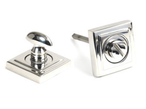 polished marine ss (316) round thumbturn set (square)
