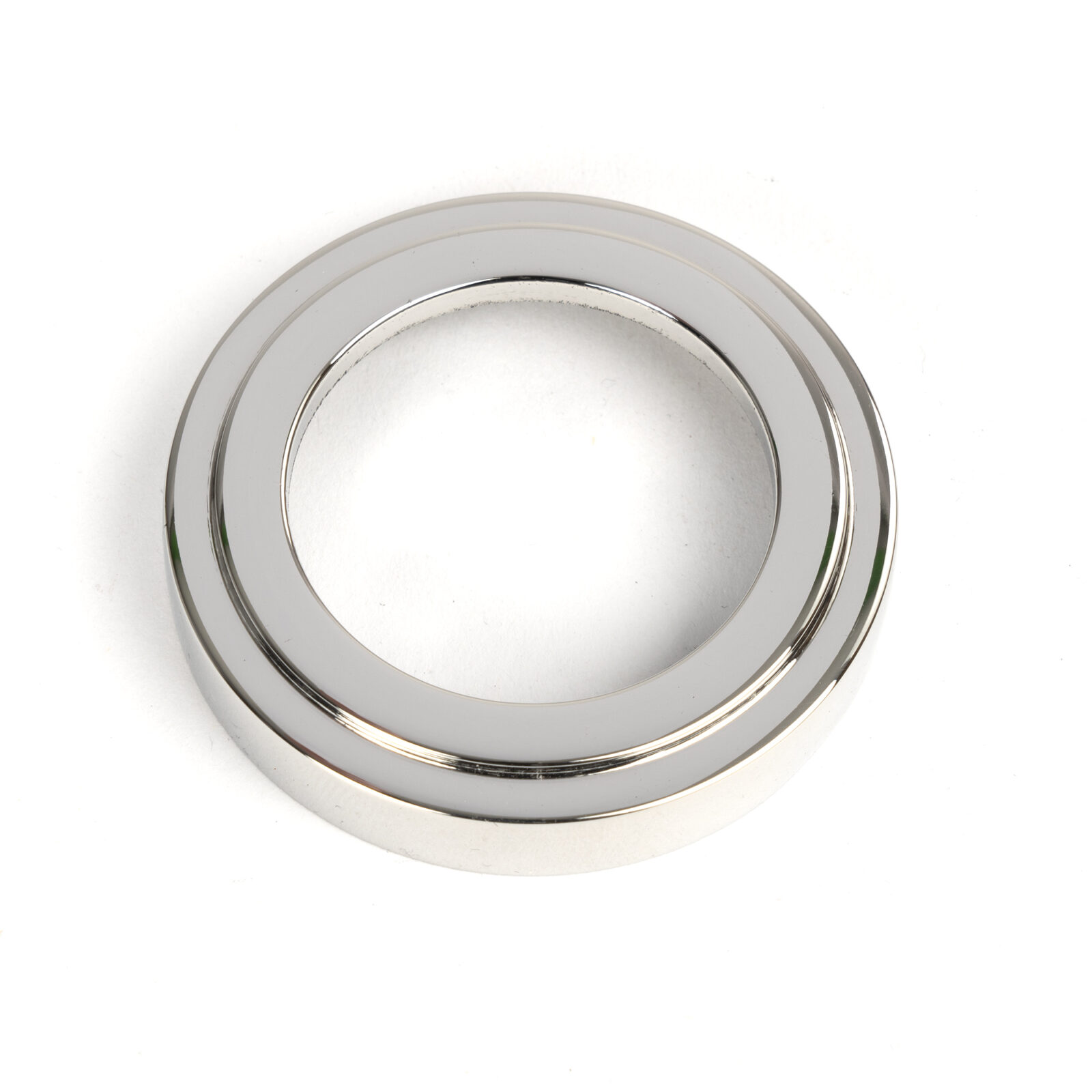 polished marine ss (316) round escutcheon (art deco)