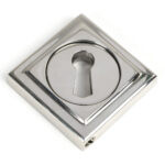 polished marine ss (316) round escutcheon (square)