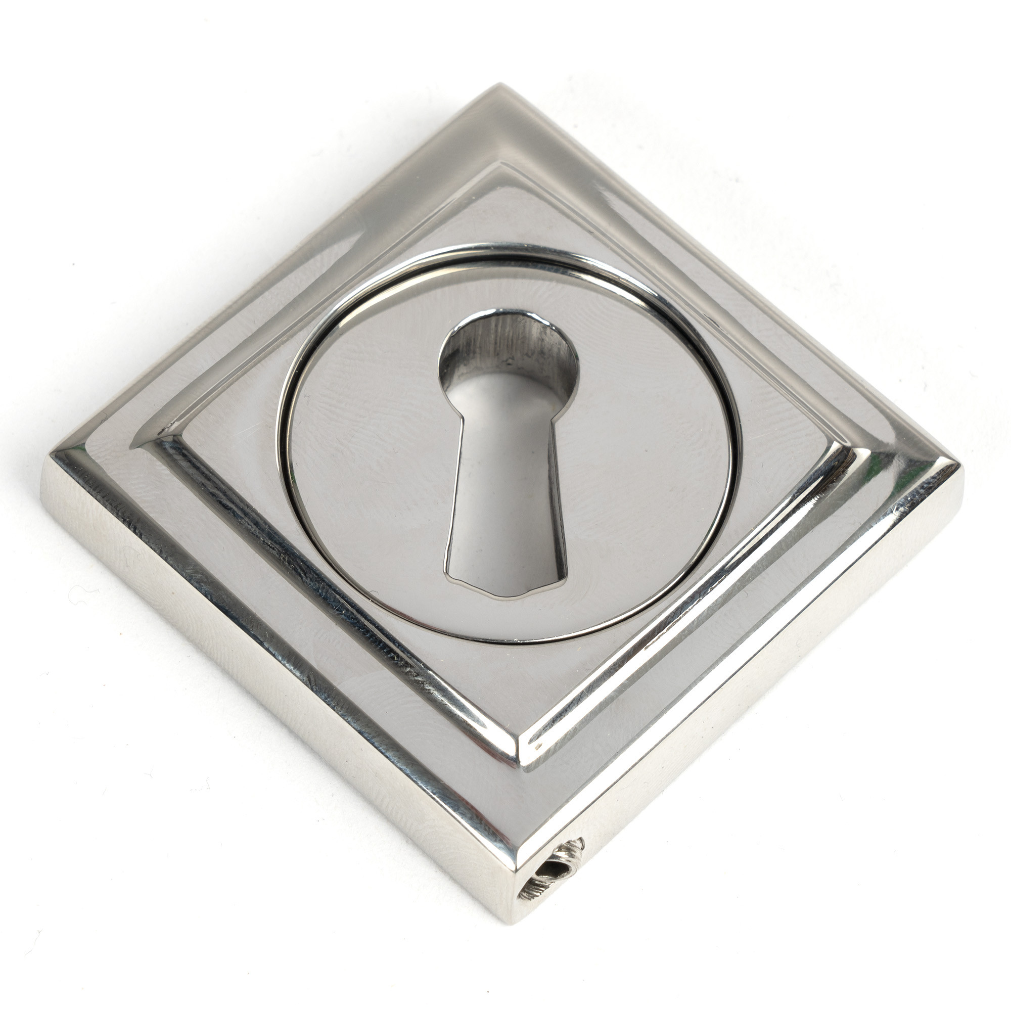 polished marine ss (316) round escutcheon (square)