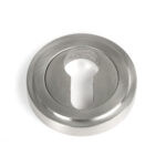 satin marine ss (316) round euro escutcheon (art deco)