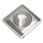 satin marine ss (316) round euro escutcheon (square)