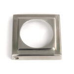 satin marine ss (316) round euro escutcheon (square)