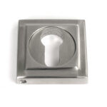 satin marine ss (316) round euro escutcheon (square)