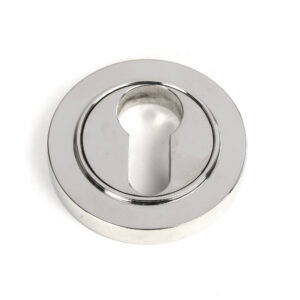 polished marine ss (316) round euro escutcheon (plain)