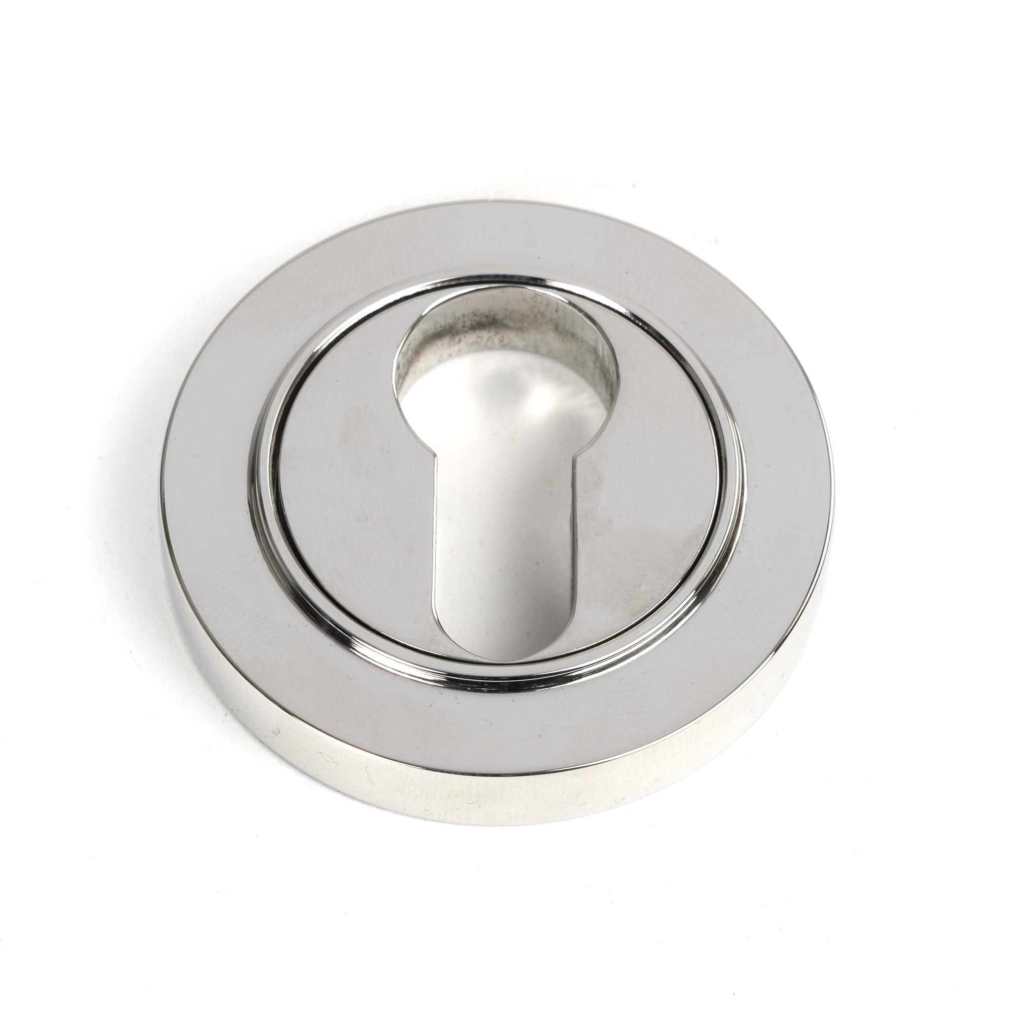 polished marine ss (316) round euro escutcheon (plain)