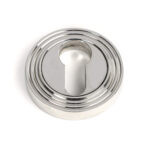 polished marine ss (316) round euro escutcheon (beehive)