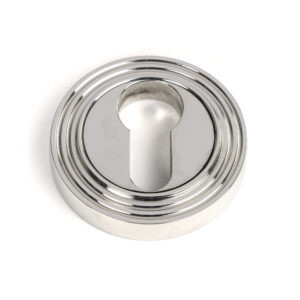polished marine ss (316) round euro escutcheon (beehive)