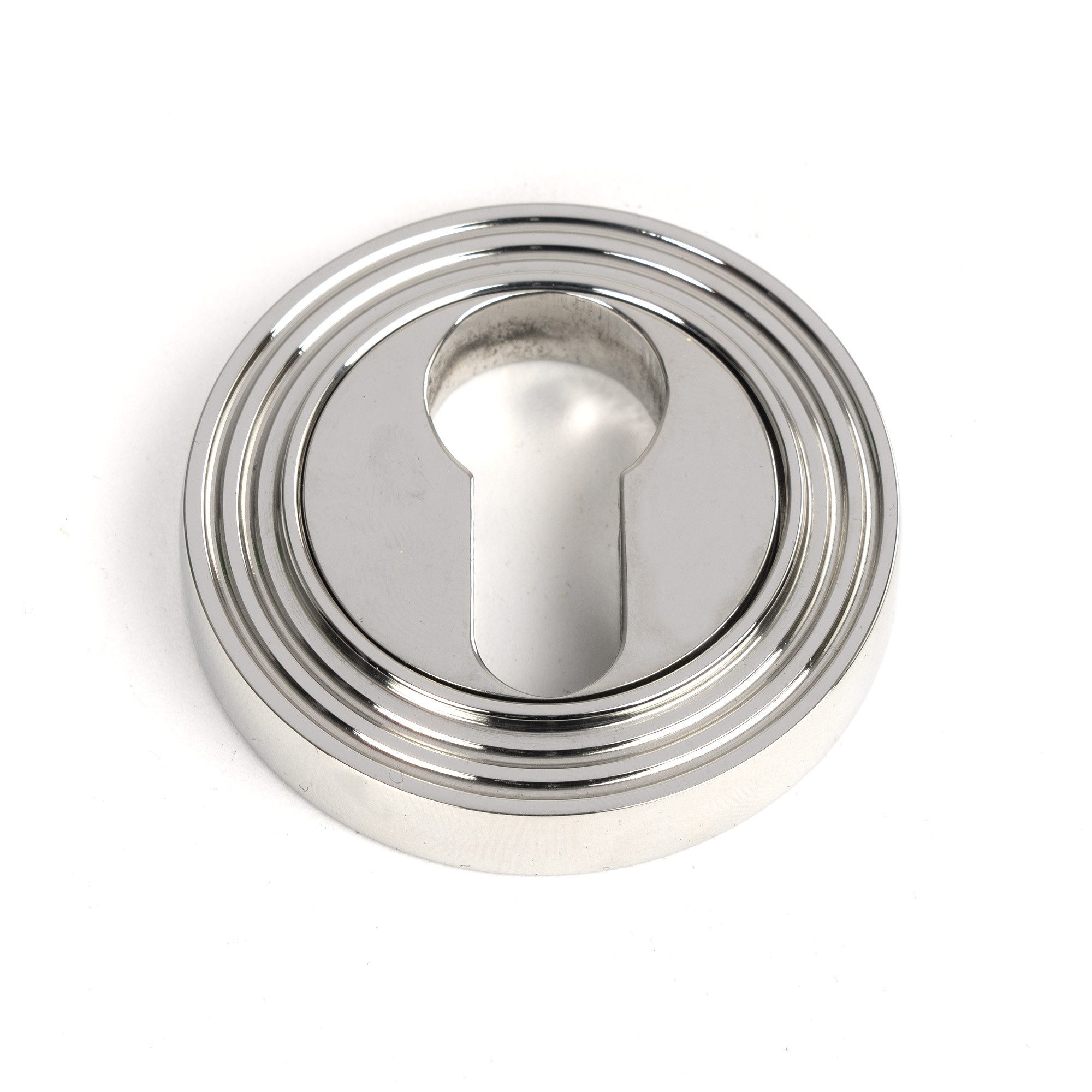 polished marine ss (316) round euro escutcheon (beehive)