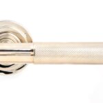 polished nickel brompton lever on rose set (art deco) unsprung