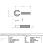 polished nickel brompton lever on rose set (beehive) unsprung