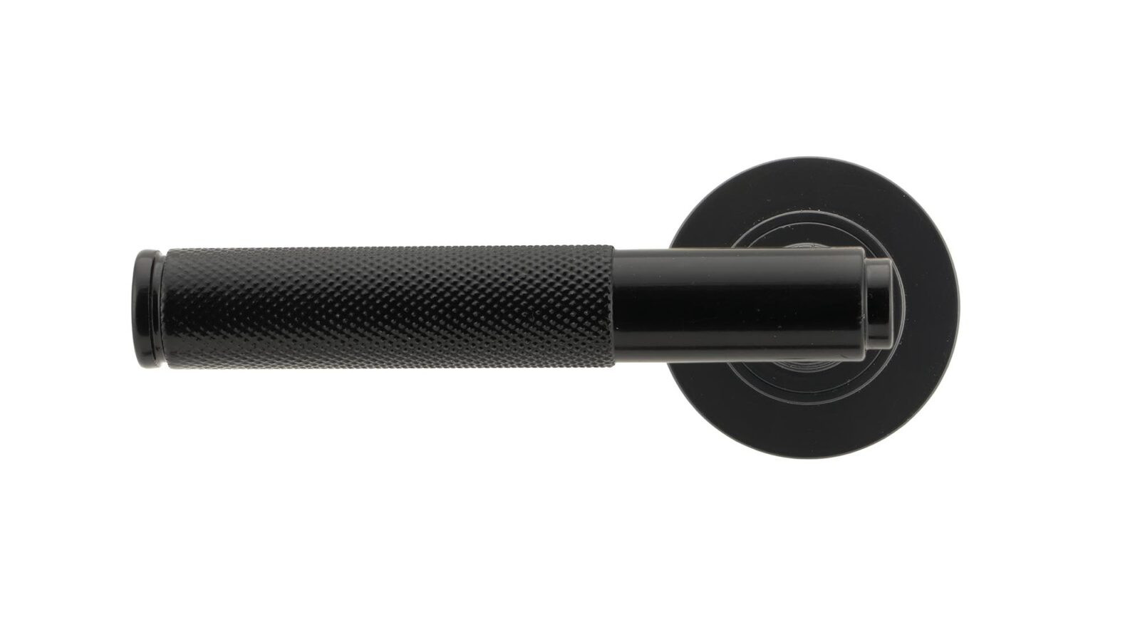 black brompton lever on rose set (plain) unsprung