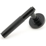 black brompton lever on rose set (plain) unsprung